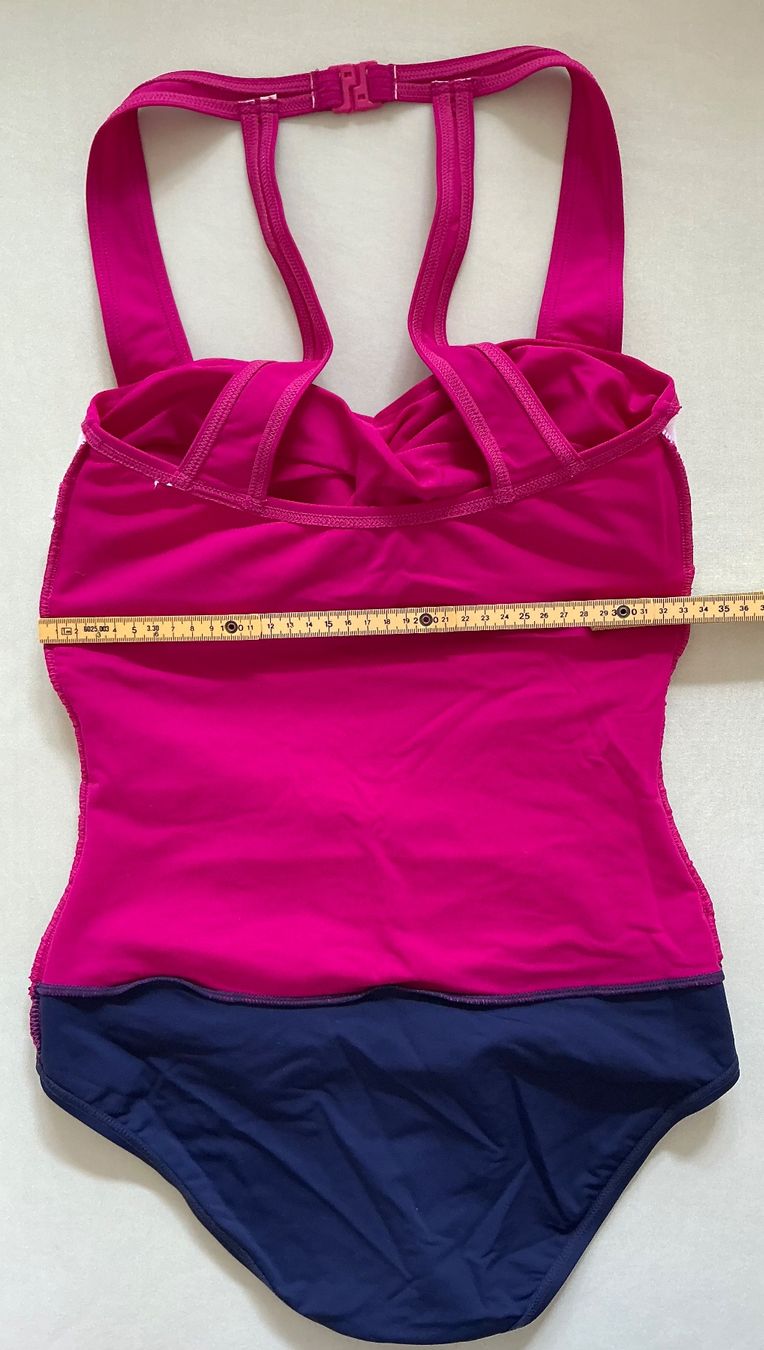Lascana Costumi da bagno & Bikini: Lascana Badeanzug, Shaping-Effekt, Gr. 38B, rosa-blau – Usato da Cormondrèche venduto da fra_gn5t 6