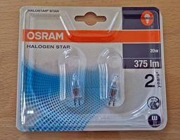 32x OSRAM G4 Halogen 20W Ersatzlampen Birne Stiftsockel