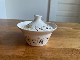 Vintage Norwegian pottery/Stavangerflint/sugar pot.