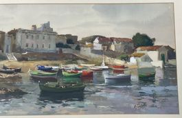 EZEQUIEL TORROELLA (1921–1998) Stimmungsvolle Gouache
