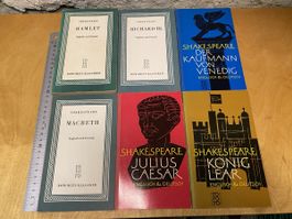 Bücher-Set: 7 Shakespeare Klassiker Englisch & Deutsch