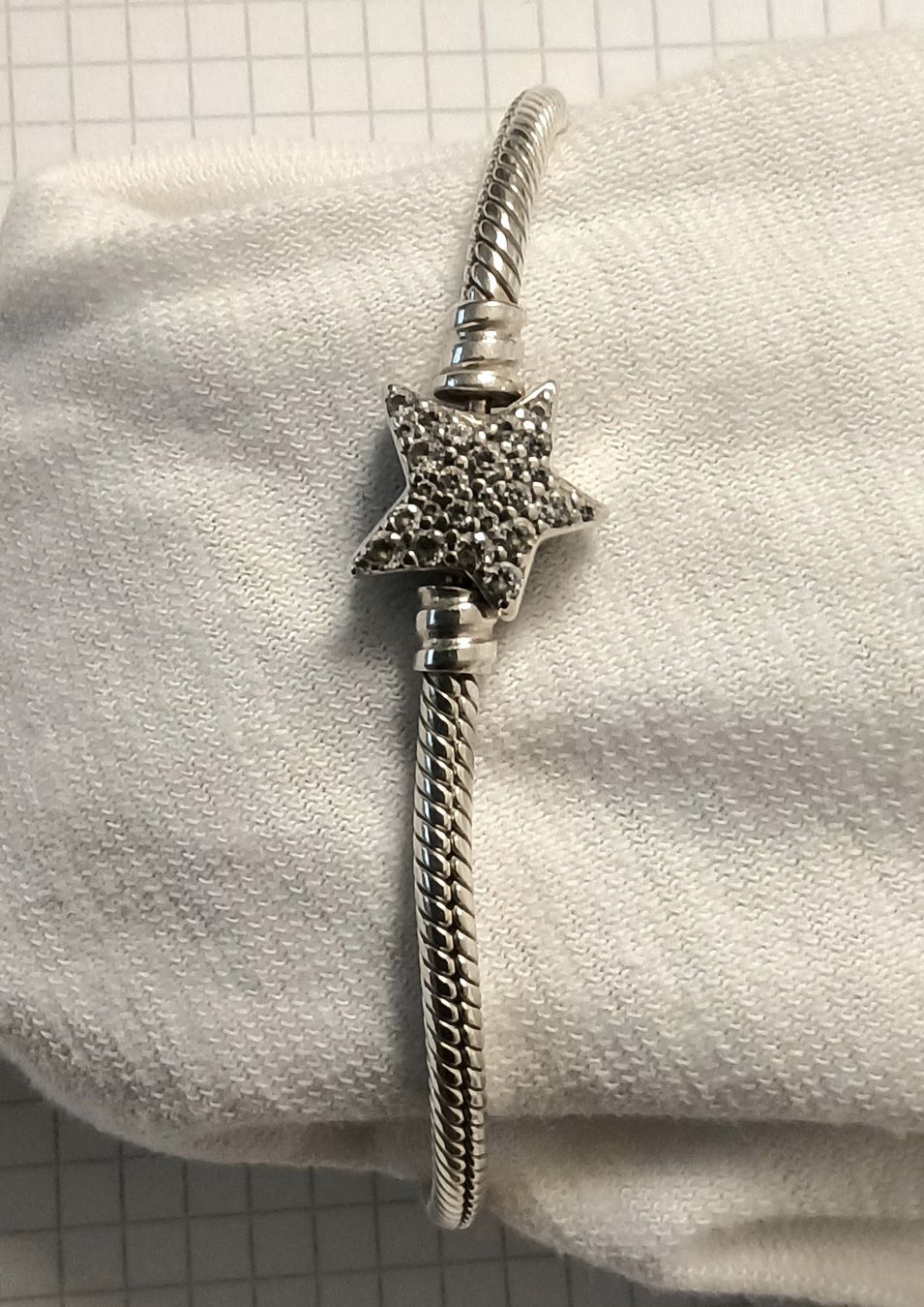 Bracciali & Braccialetti: Damenarmband aus Silber mit Sternverschluss – Usato da Zürich venduto da edu_kvc6 4
