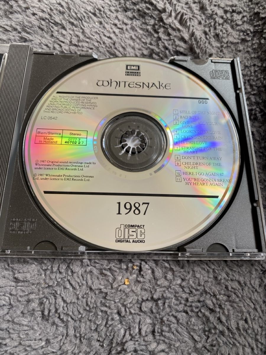 CD: Whitesnake 1987 CD – Usato da Liestal venduto da Stephanoceras1 2