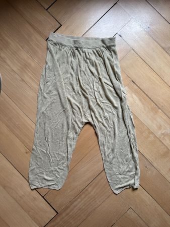 MANGO - Sarouel Pludderhose Leinen-Baumwolle M