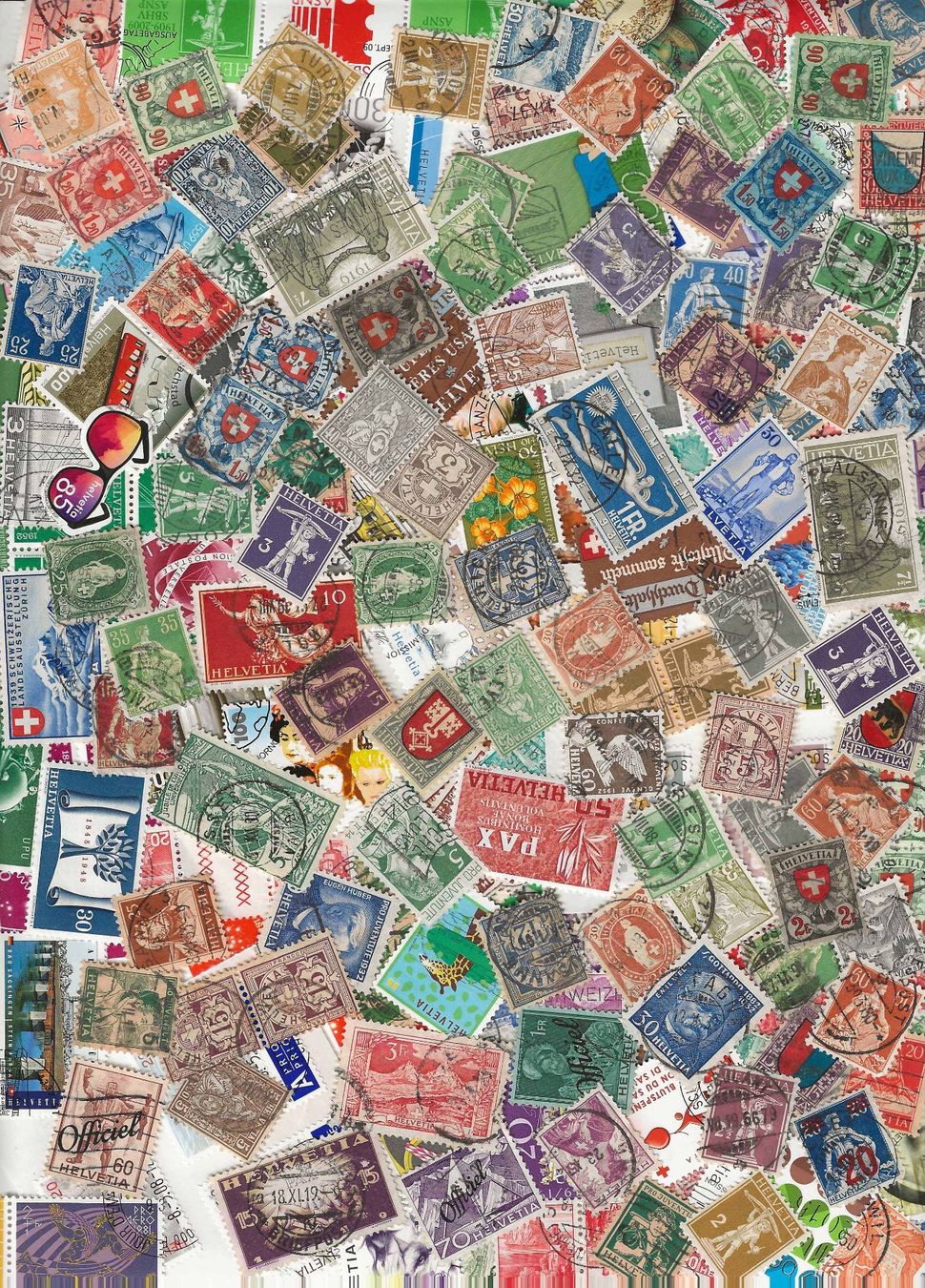 Alle Briefmarken: VR05 - 30 gr. timbres CH en vrac – Neu und originalverpackt aus Trélex von Phil_Albert