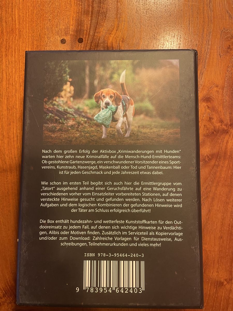 Giochi: Krimiwanderung mit Hund – Nuovo e nell'imballaggio originale da Winterthur venduto da sabinemarie 1