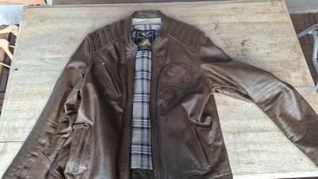 Töff Lederjacke Black Cafe 56