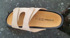 Leder-Sandalen mit Fussbett
