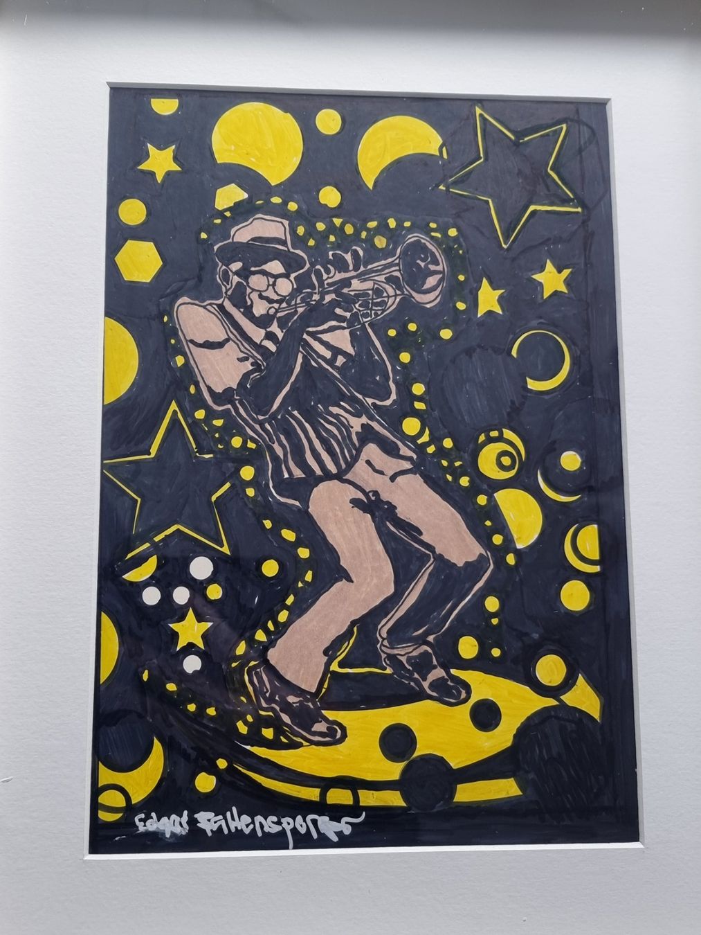 Dipinti: EDGAR BALTENSPERGER ACRYL MISCHTECHNIK SIGNIERT MIT RAHMEN – Usato da Gersau venduto da grafik-kunst 3