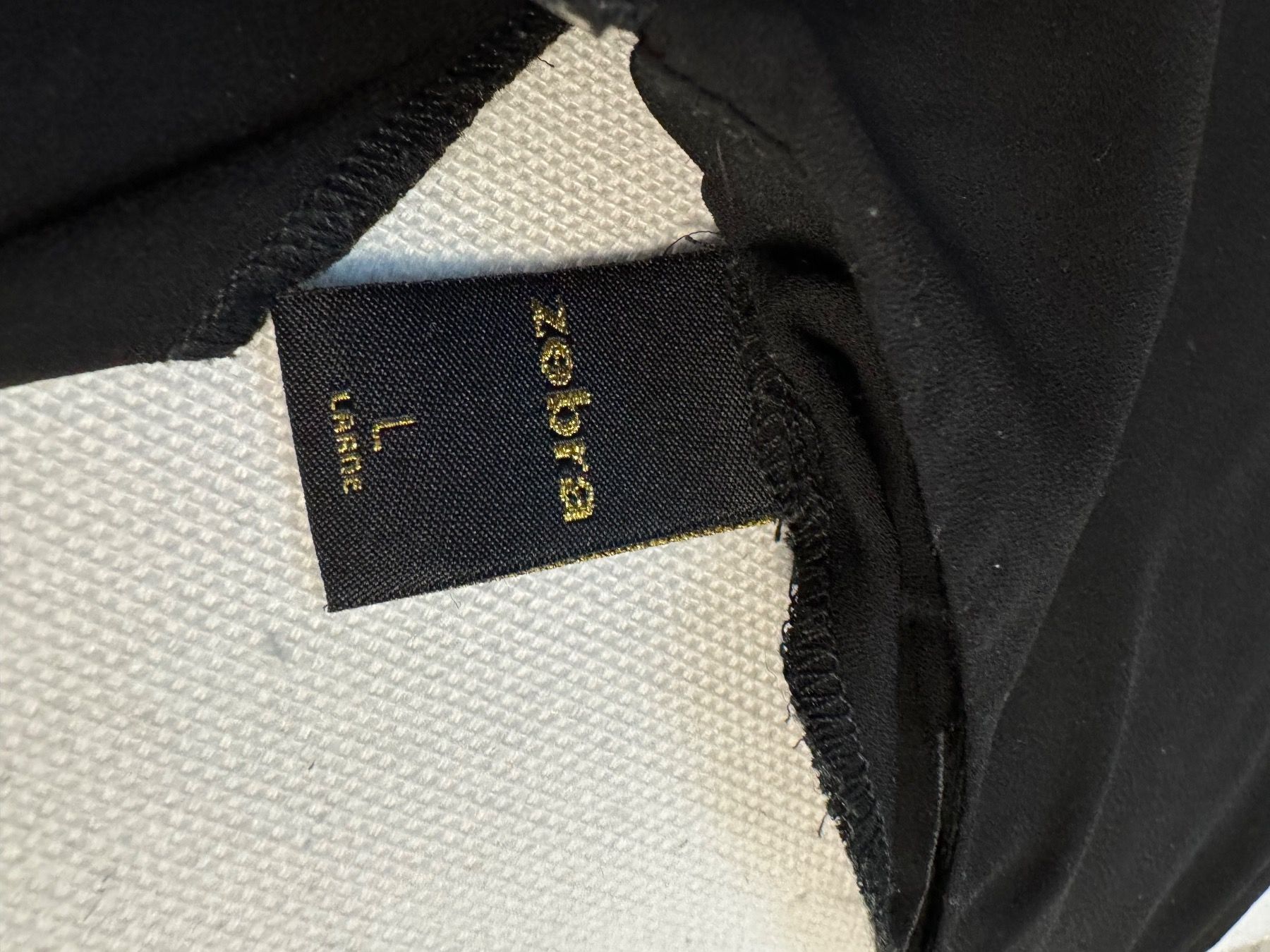 Zebra Top: Elegantes Top mit Steinen,Schwarz, Gr. L – Usato da Arlesheim venduto da Eli_77 3