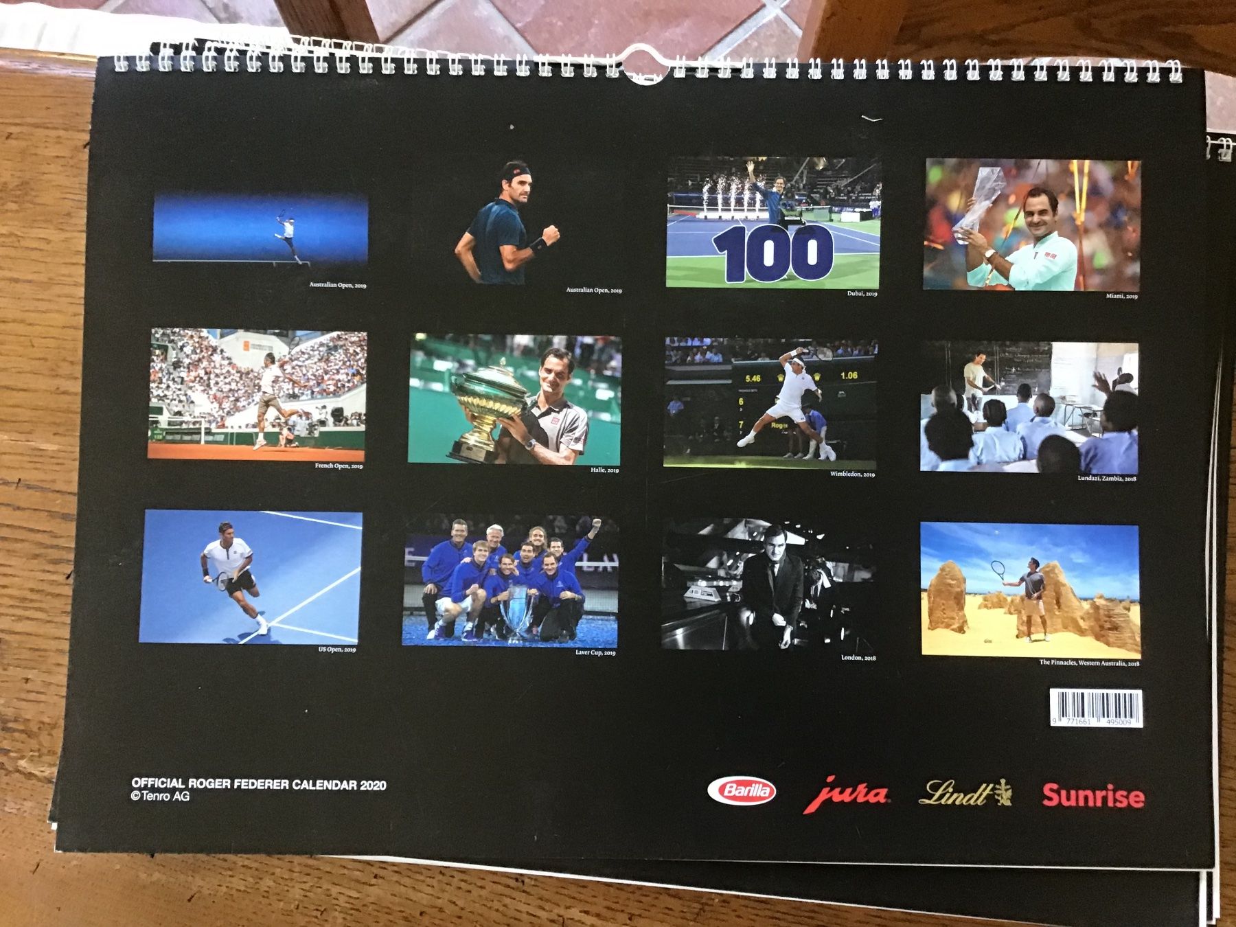 Calendari: Calendrier officiel Roger Federer 2020 – Usato da Fully venduto da Ruby97 6