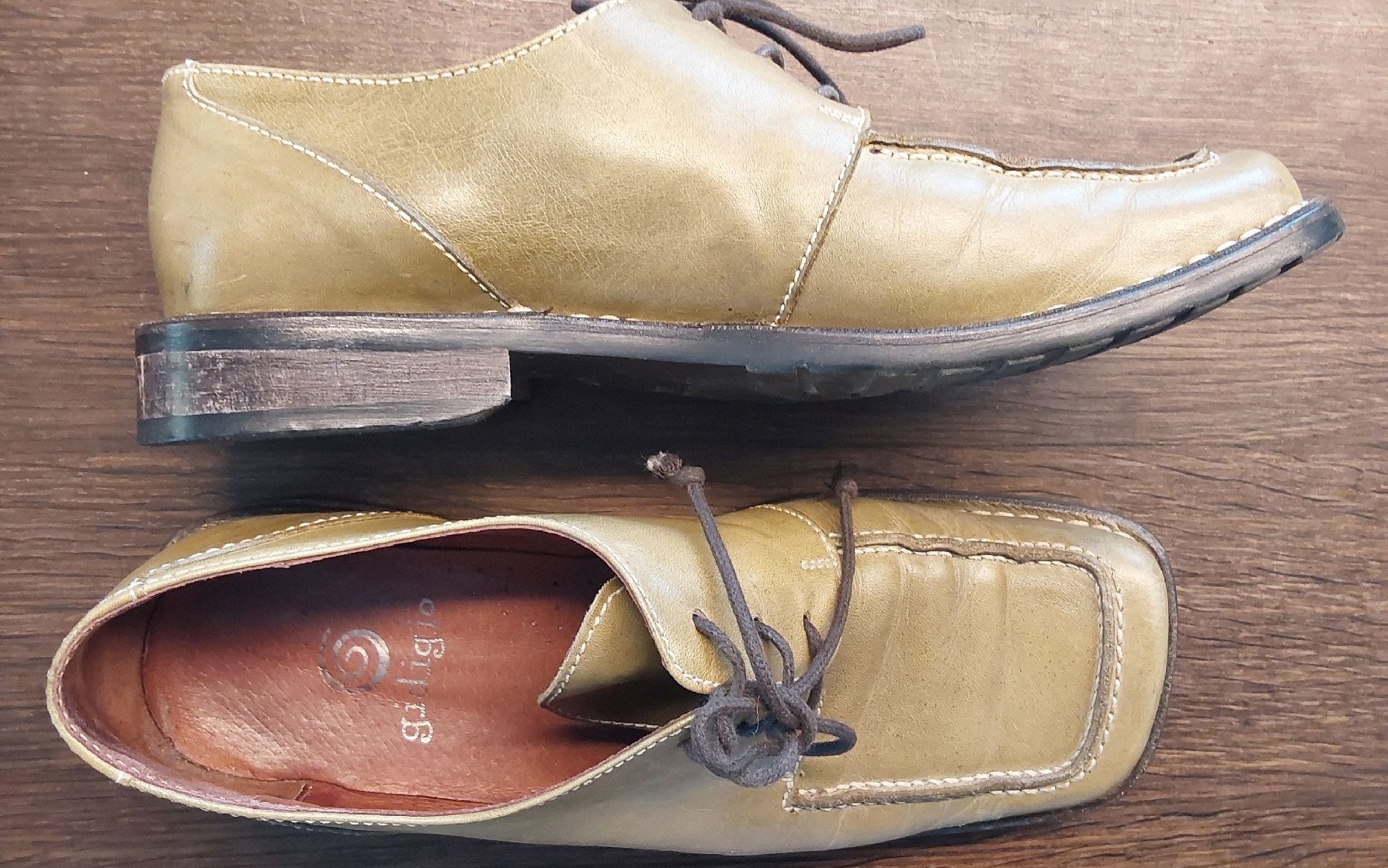 Scarpe da donna: Halbschuhe gidigio oliv 38 – Usato da Köniz venduto da scopello12 1