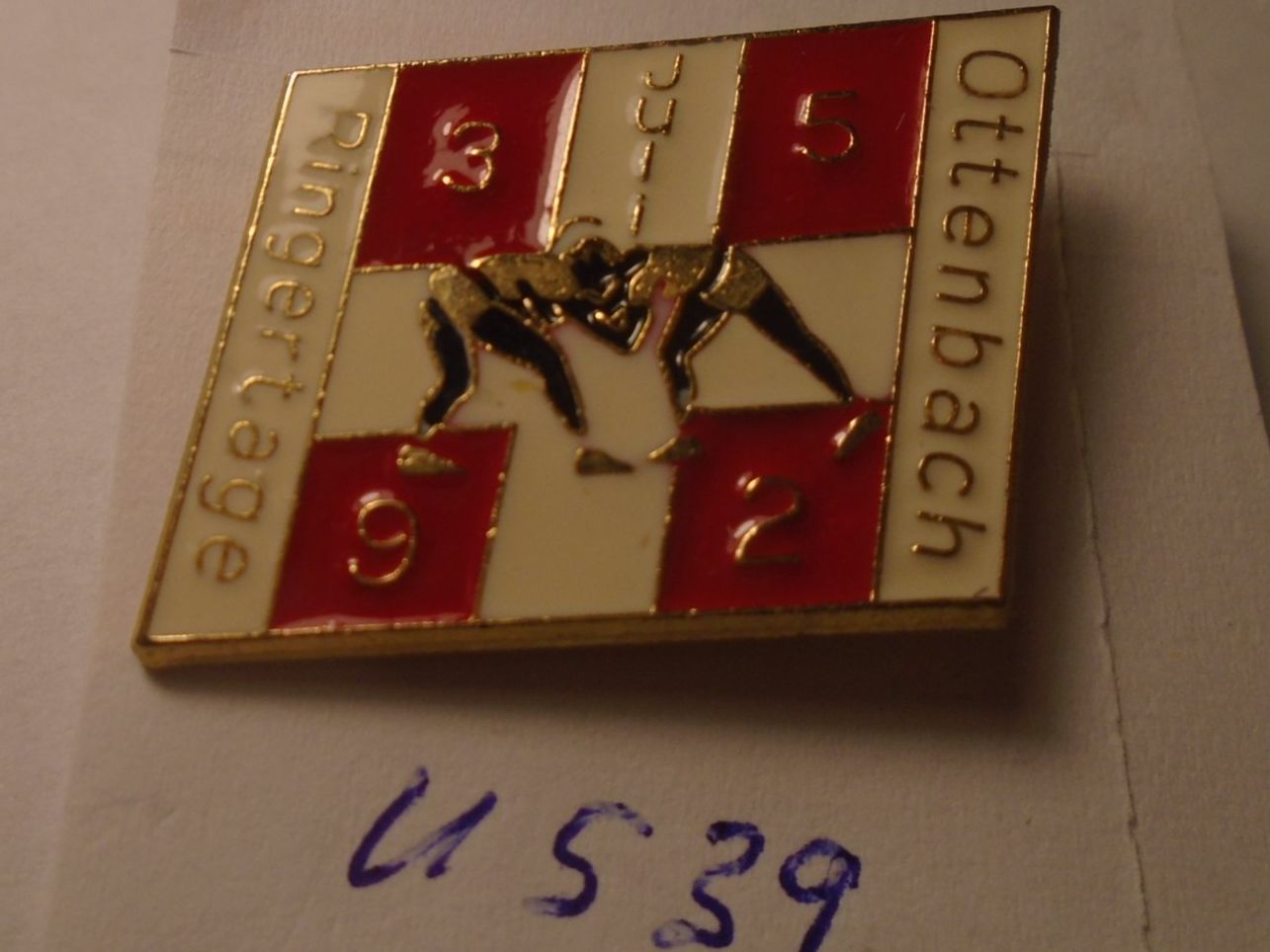 Plaketten & Abzeichen: 1 Ringer Pin Ringerstage Ottenbach (U539) – Gebraucht aus Winterthur von Beli2000