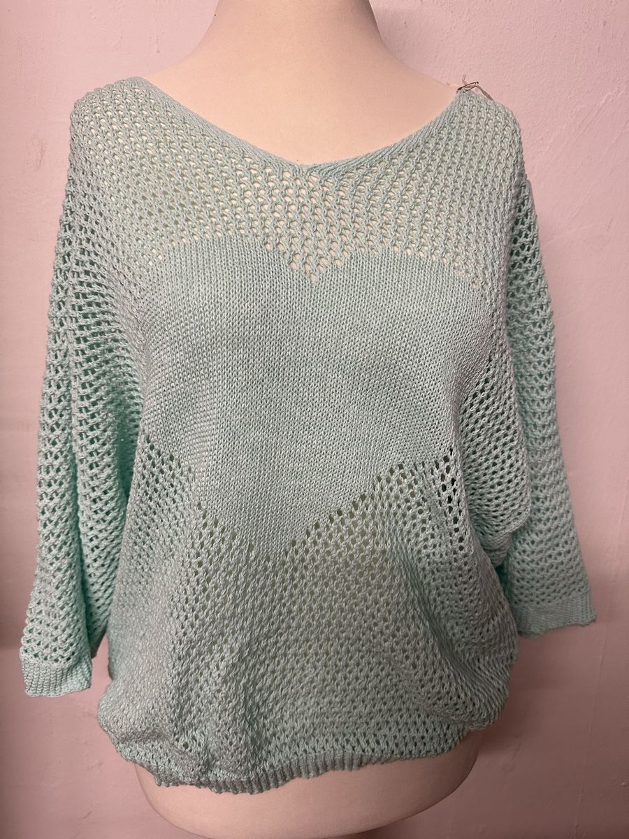 Maglioni & Felpe: Damen Sommer Stick Pullover mit Herz mint m/l – Nuovo e nell'imballaggio originale da Groß-Gerau venduto da bor_8wfb 2