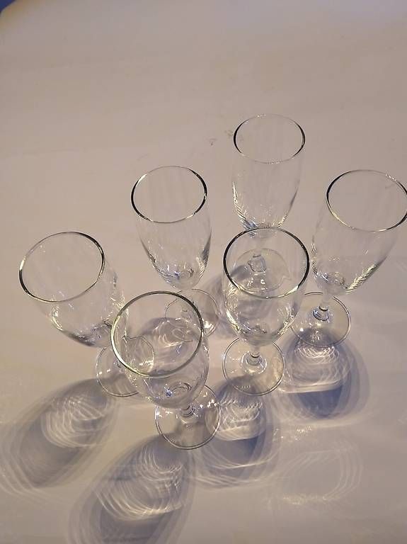 Bicchieri: 6 Sekt Gläser Flûtes – Usato da Zürich venduto da shm_cw59 2