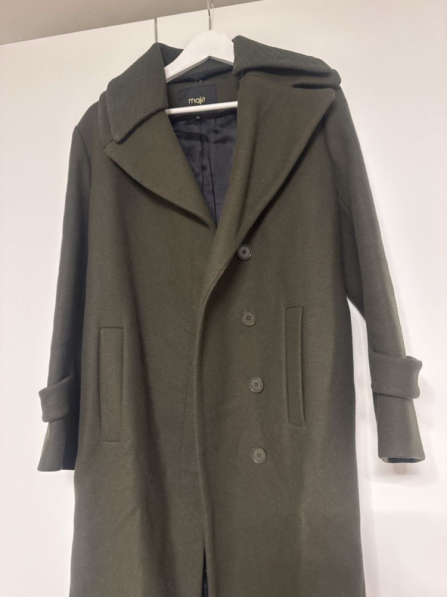 Maje Cappotti: Maje Women's Elegant Wool Blend Coat - Size 38 – Usato da Schlieren venduto da GaRe2509 1