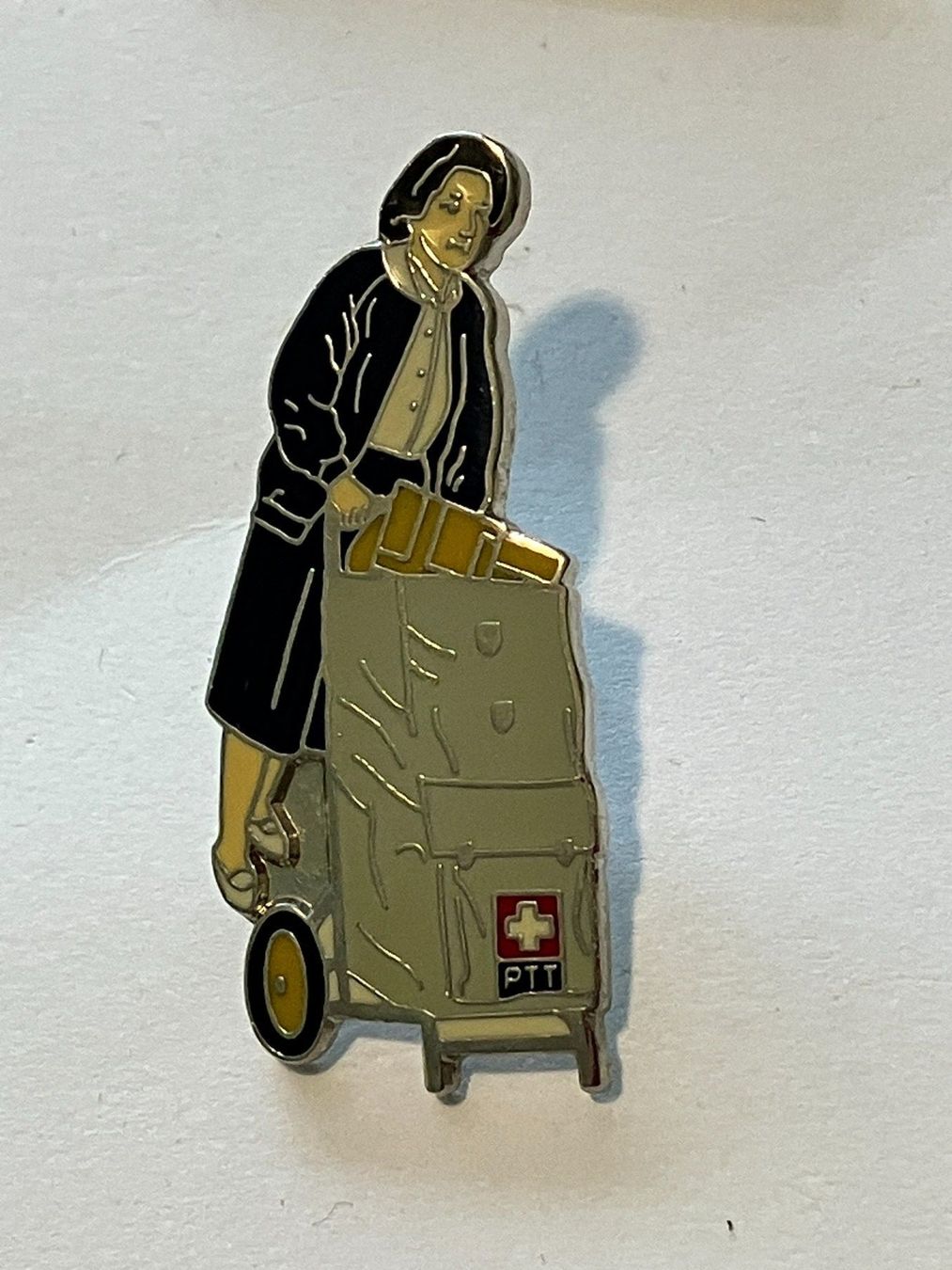 Placchette & Badge: 1 Pin PTT Postzustellung – Usato da Basel venduto da djwwpp