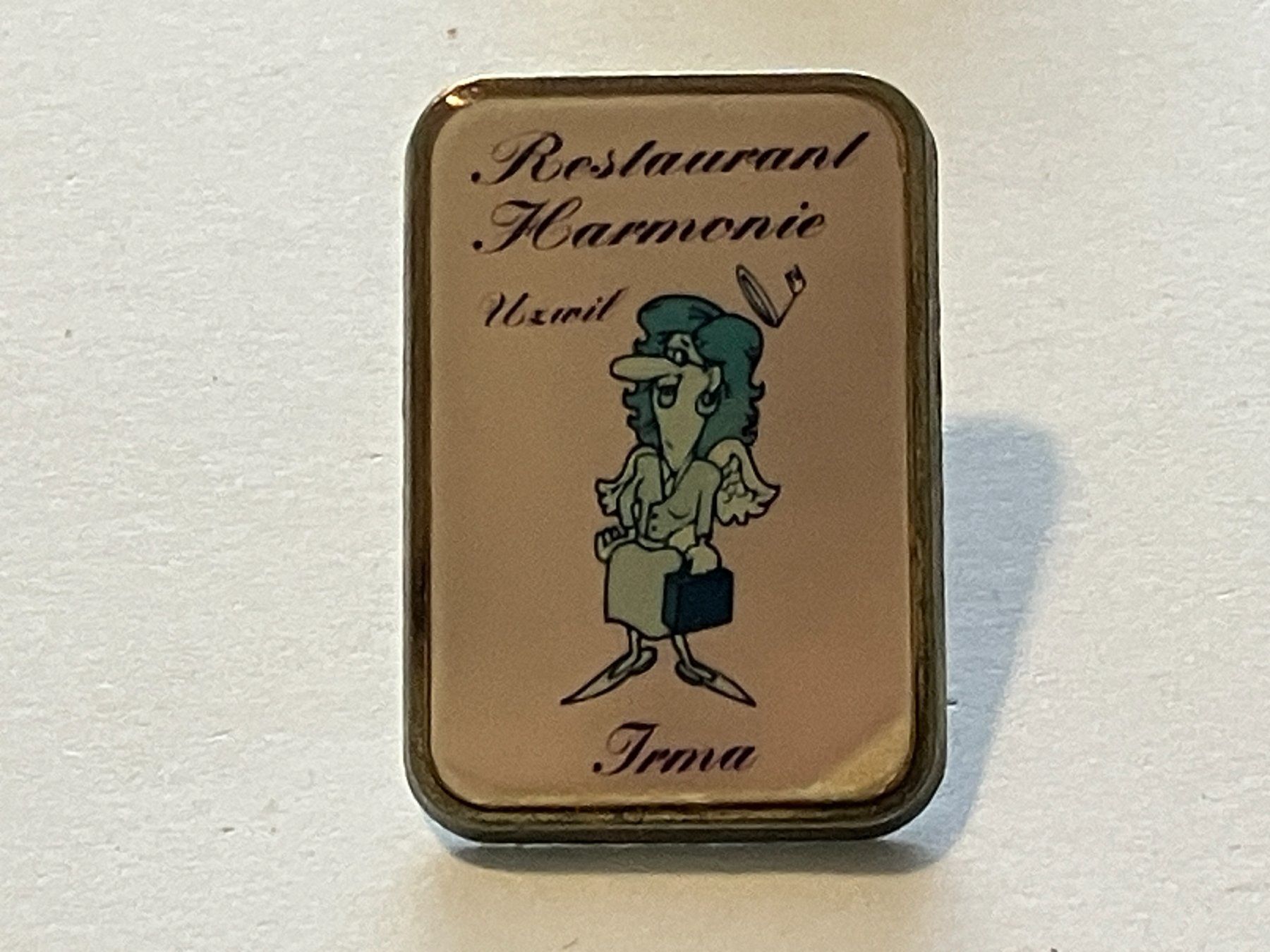 Plaketten & Abzeichen: 1 Pin Restaurant Harmonie Uzwil – Gebraucht aus Basel von djwwpp