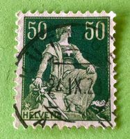  Nr.113 Sitzende Helvetia mit Schwert GESTEMPELT    
