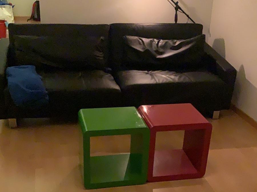 Divani: Bequeme schwarze Couch (Bettsofa) – Usato da Buchs ZH venduto da Shopping_Sabrina