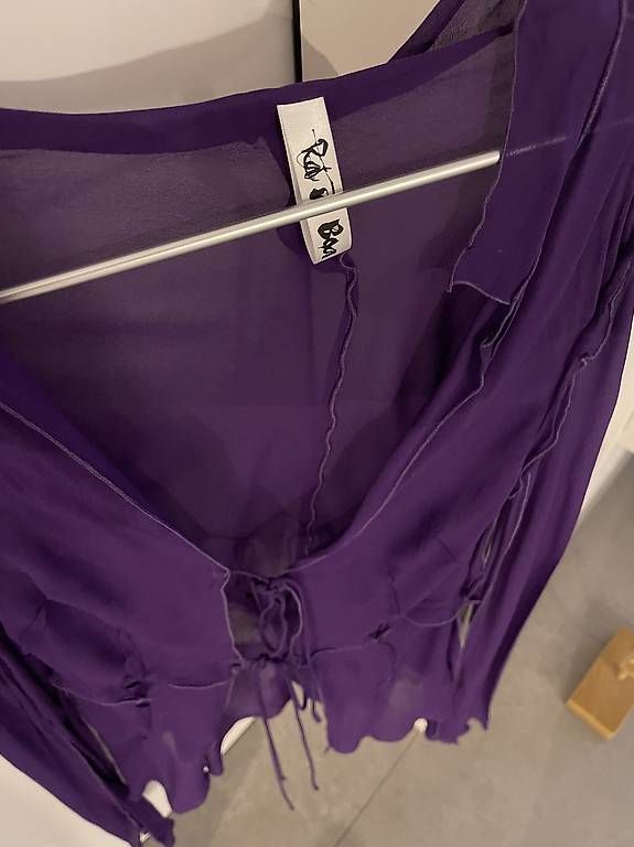 Camicette: Camicia Rat & Boa viola – Usato da Canobbio venduto da Gio-desi 2