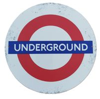UNDERGROUND  - Blechschild  (neu/OVP)