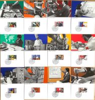 1984 Liechtenstein Mensch & Arbeit Maximumkarten Satz