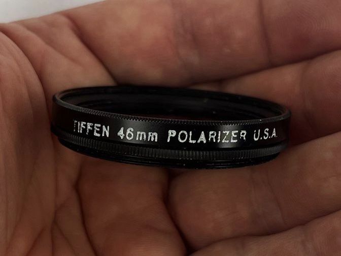 Filtri: Filter:  Circular Polarizer 46mm TIFFEN  U.S.A. – Usato da Altenrhein venduto da Docdoc