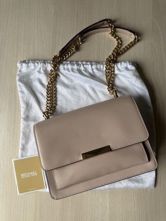 Michael Kors Jade Large Leather Crossbody Bag