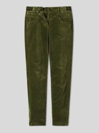Luisa Cerano Samthose grün Grösse 36 aktuelle Kollektion