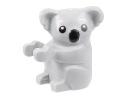 LEGO 2589pb01 Koala with Black Eyes and Nose Pattern
