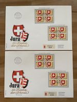 Ersttagsbriefe von 23. Kanton Jura
