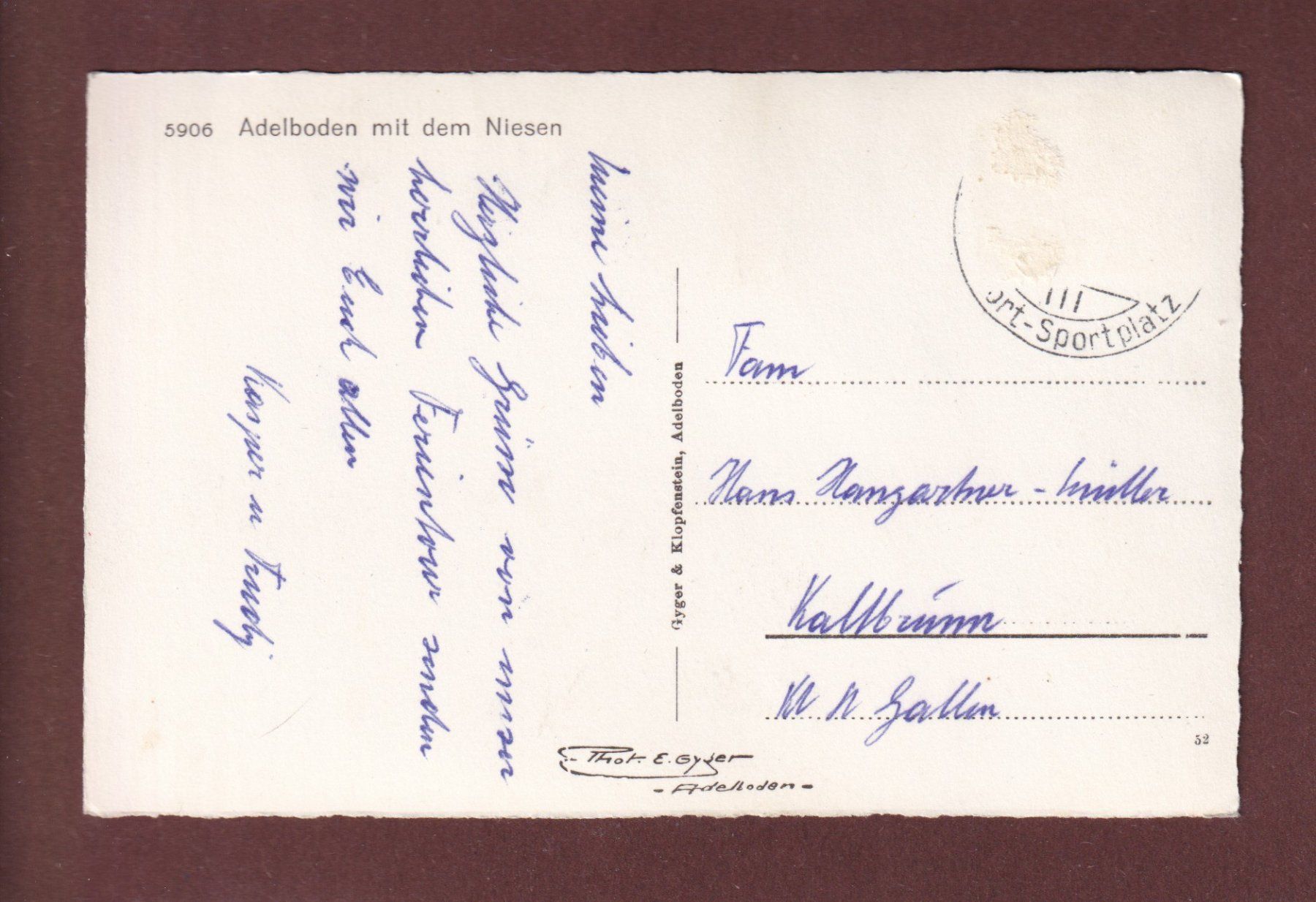 Cartes postales: ADELBODEN mit Niesen – D'occasion à Pully par nicecards-shop 1