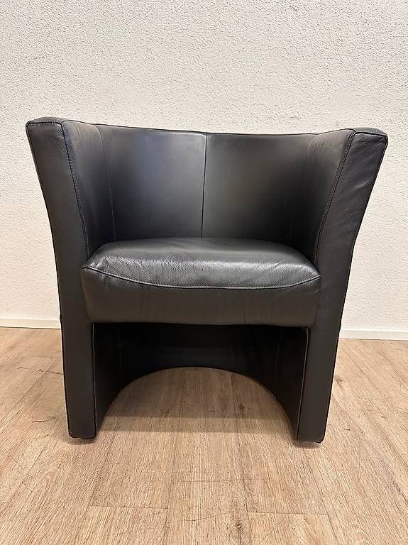 Poltrone: Moderne Leder Cocktailsessel Schwarz IMS 6er-Set – Usato da Obernau venduto da Arche_Noah_Brocki 7