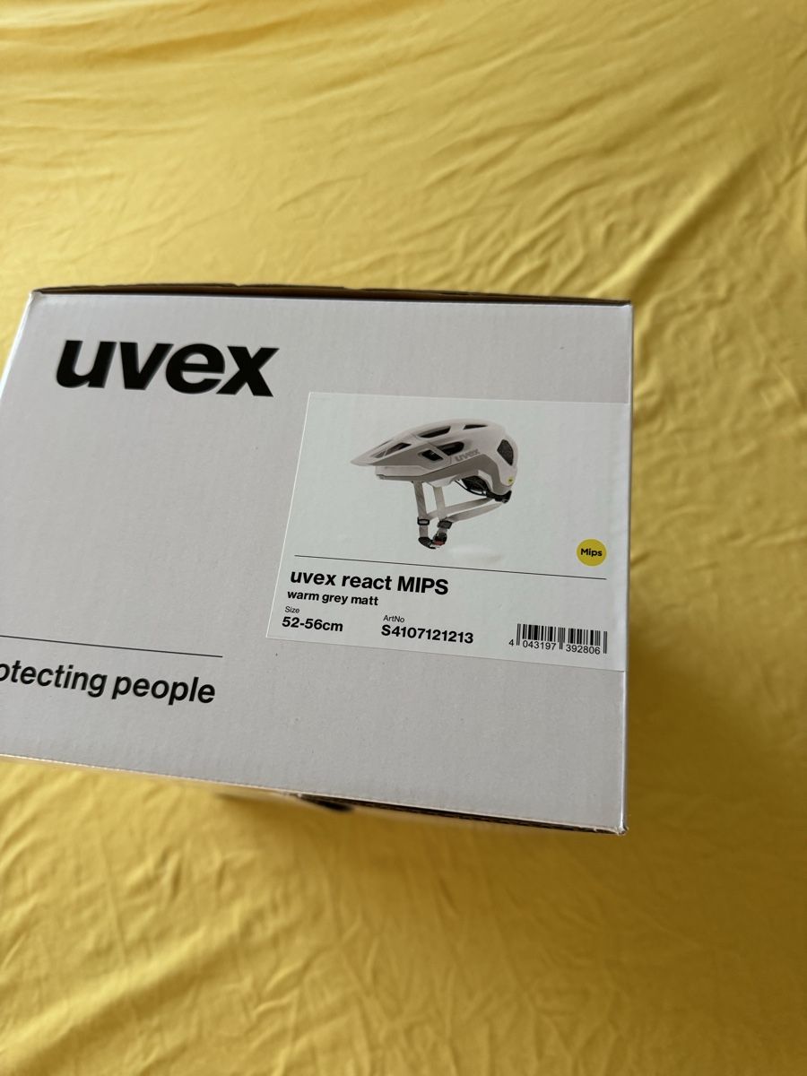 Uvex Caschi: Fahrradhelm UVEX react MIPS – Nuovo e nell'imballaggio originale da Ostermundigen venduto da Gummibaerli63 6