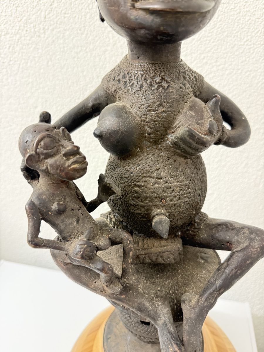 Skulpturen & Statuen: Skulptur Grosse Bronze Figuren antike Afro Kunst – Gebraucht aus Goldach von Donpancho 4