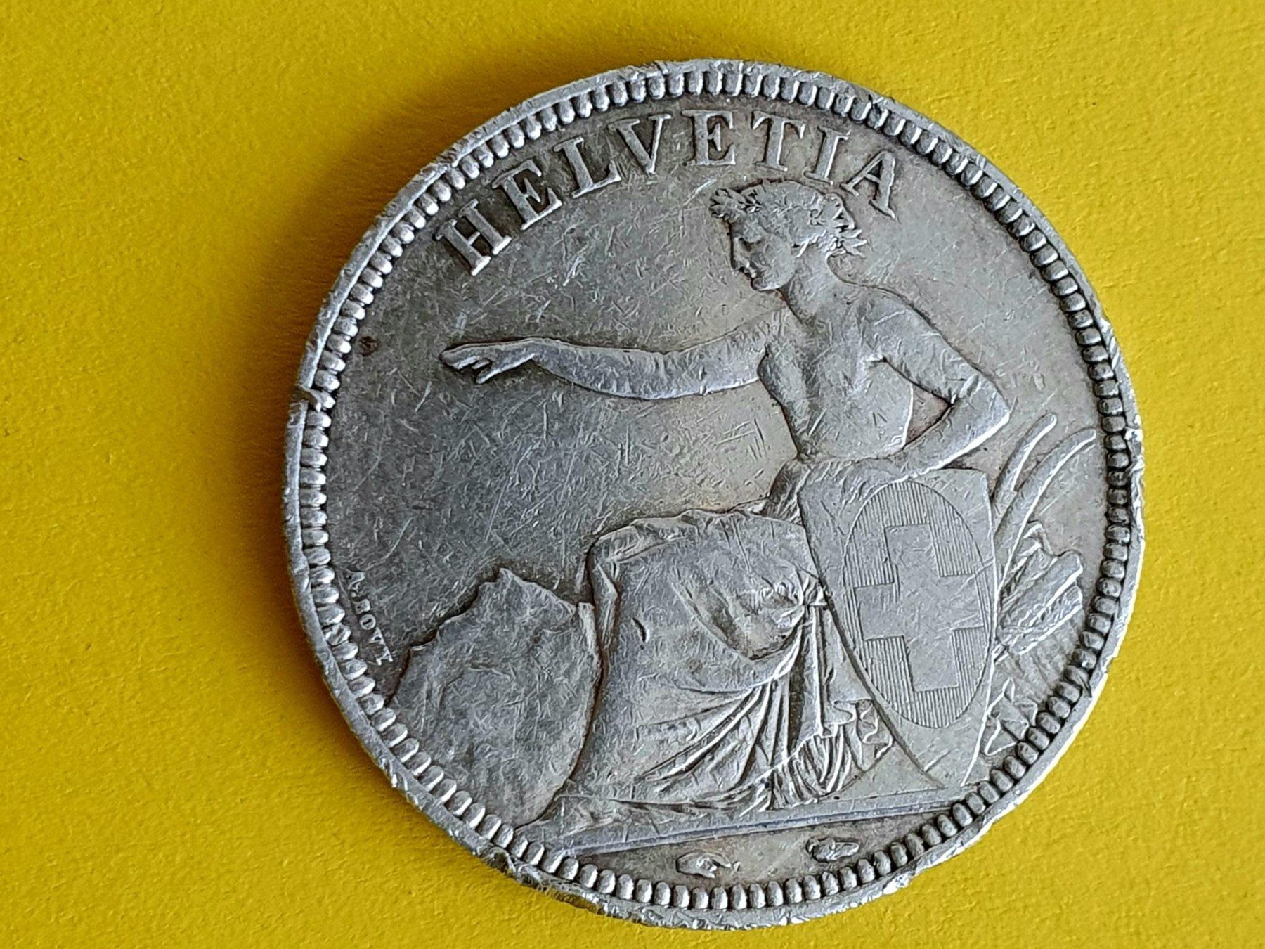 Tutti le monete: 5 Franken 1850 Super   ( Poste A+ ) – Usato da luzern venduto da Jrouge 1