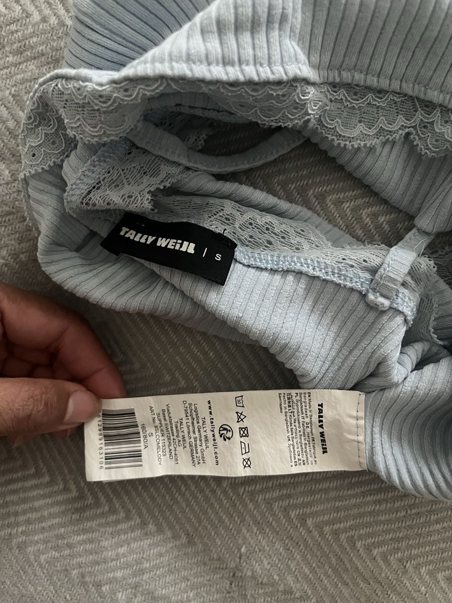 Kleiderpakete: Blau/Weiss Muster weid Hose mit Top  – Neu (gemäss Beschreibung) aus Olten von sae_82z2 9