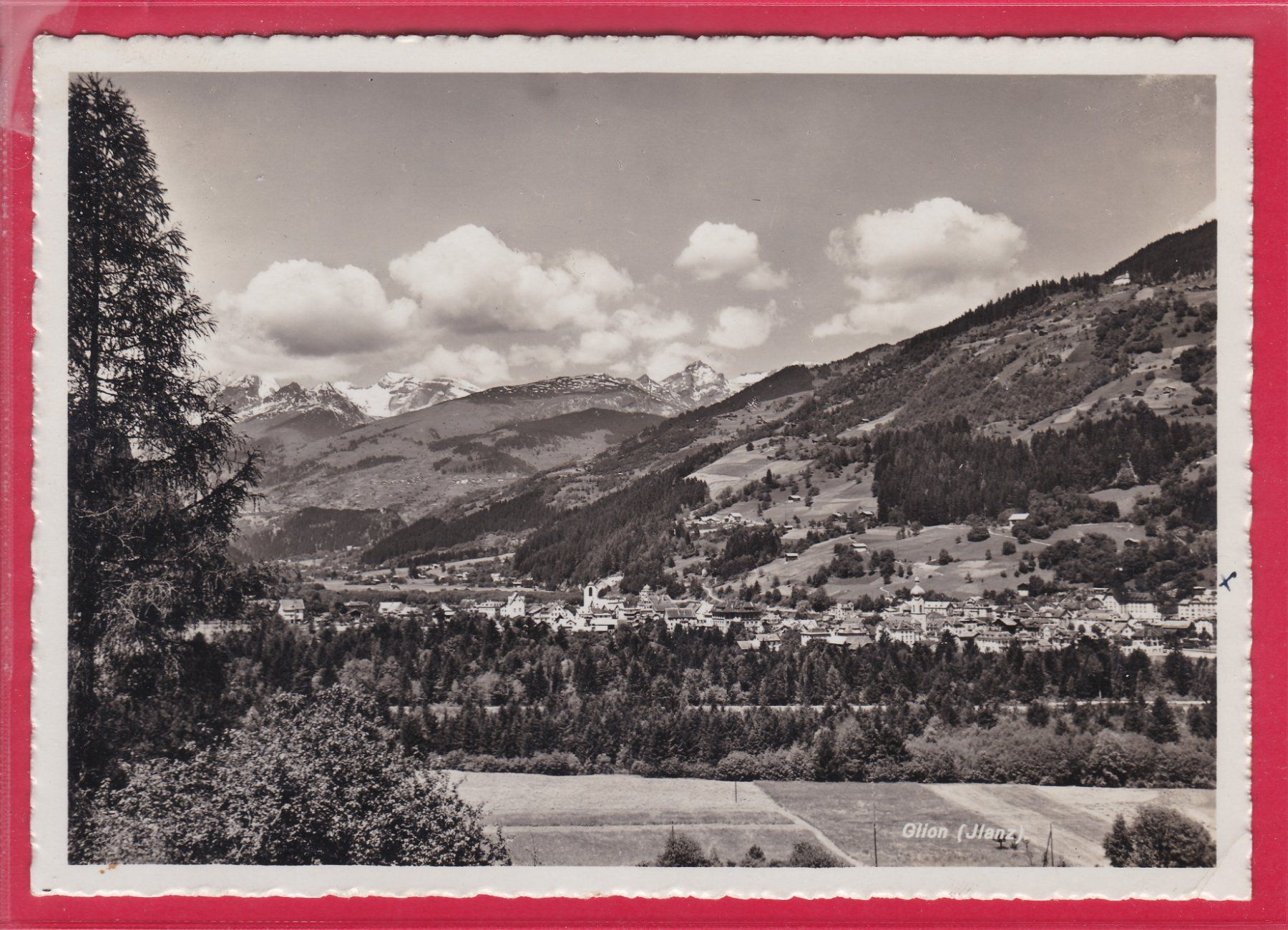 Cartoline postali: GLION (JLANZ)9.11.1942 – Usato da Oberrieden venduto da Gebirgsstelze