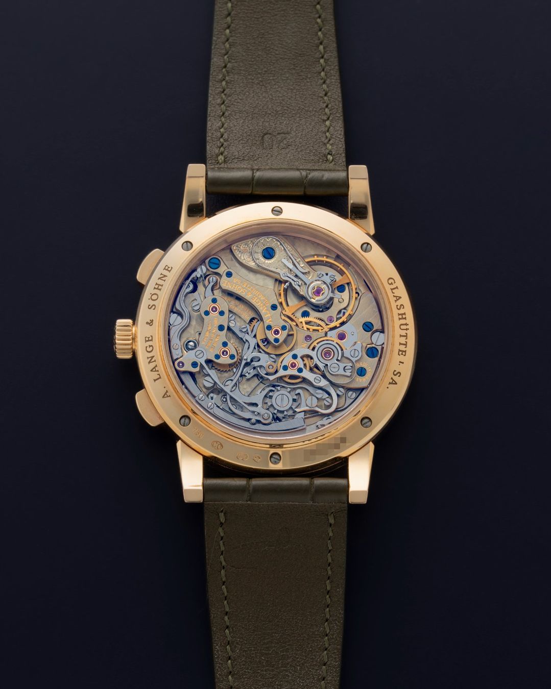 A. Lange & Söhne Uhren: 1815 Chronograph in Rose Gold with Black Dial – Gebraucht aus Zürich von DirectSalesZurich 1
