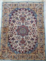 Orientteppich Nain Iran Handgeknüpft Teppich  Isfahan Unikat