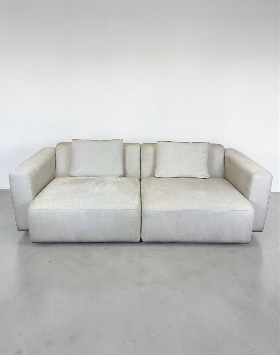 Interio Sofas: Interio 2-Sitzer-Sofa, Cremebeige Stoff – Gebraucht aus Bachenbülach von Sofalab.swiss 8