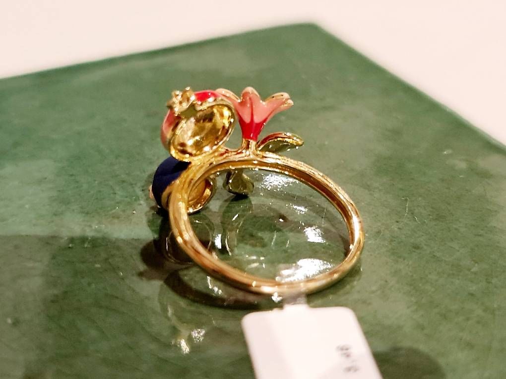 Ringe: Emaille Ring mit Früchten Gelbgold Gr. 52 – Neu und originalverpackt aus Stein am Rhein von JuwelierSteinbock.CH 3