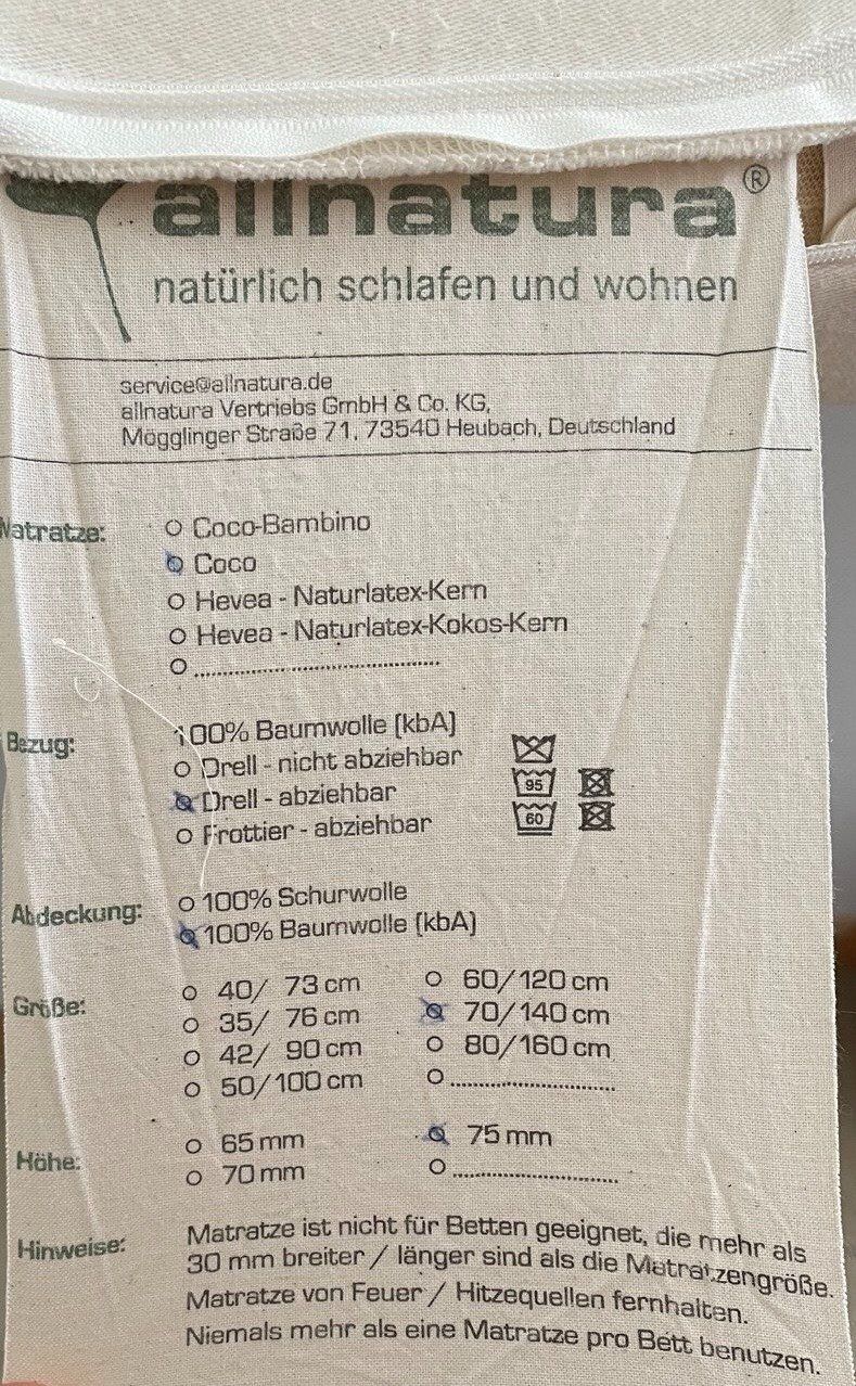 Letti: Baby_kinderbett Mit Matratze – Usato da würenlos venduto da nou_8btk 3