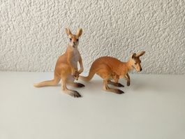 Schleich Kängeru Familie Wild Life Zoo Australien Herde