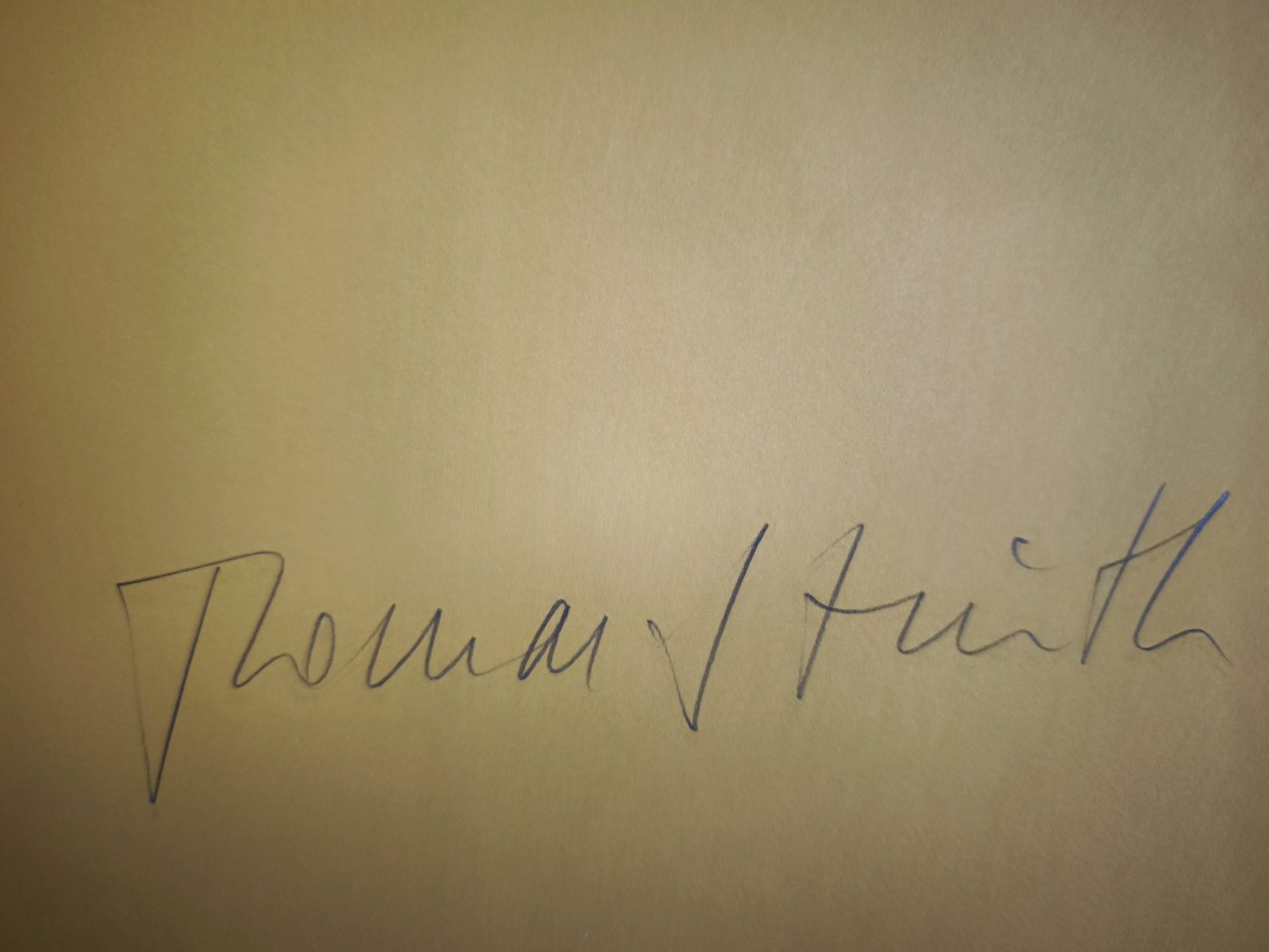Livres: THOMAS STRUTH - SIGNIERTES EXEMPLAR - – D'occasion à Goldach par Gaip 1