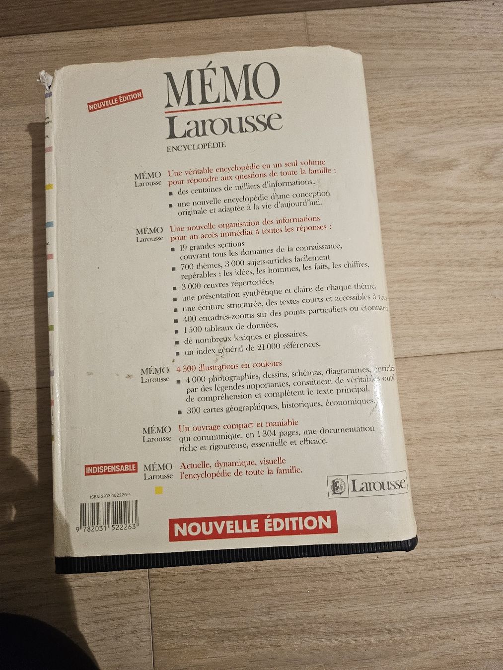 Libri: Encyclopédie Larousse illustrée 1990 vintage – Usato da La Joux FR venduto da car_ck96 8