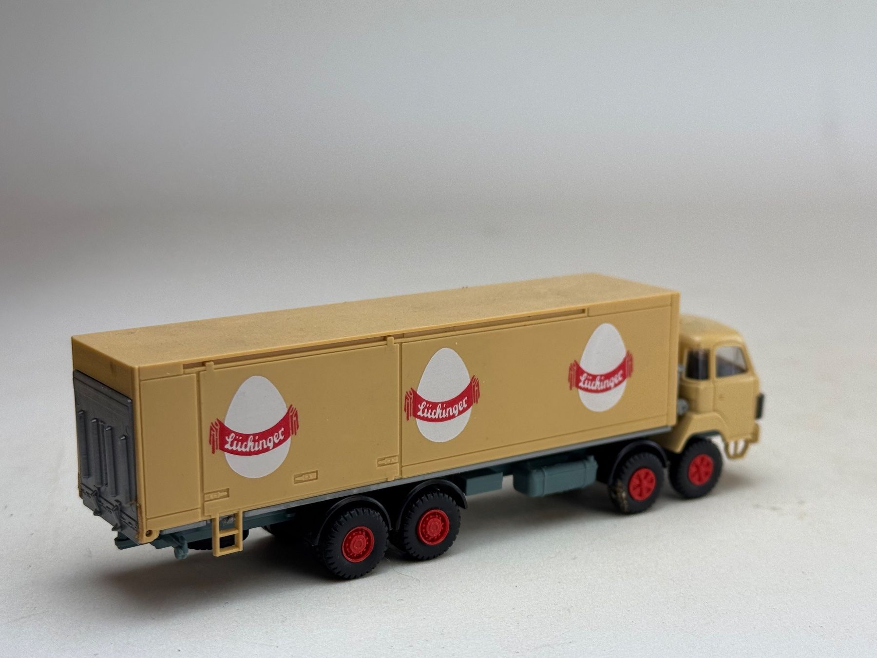 Roskopf Modellini d'auto: RA- Roskopf Koffer LKW Lüchinger Eier – Usato da Elm venduto da Wikmtz 1