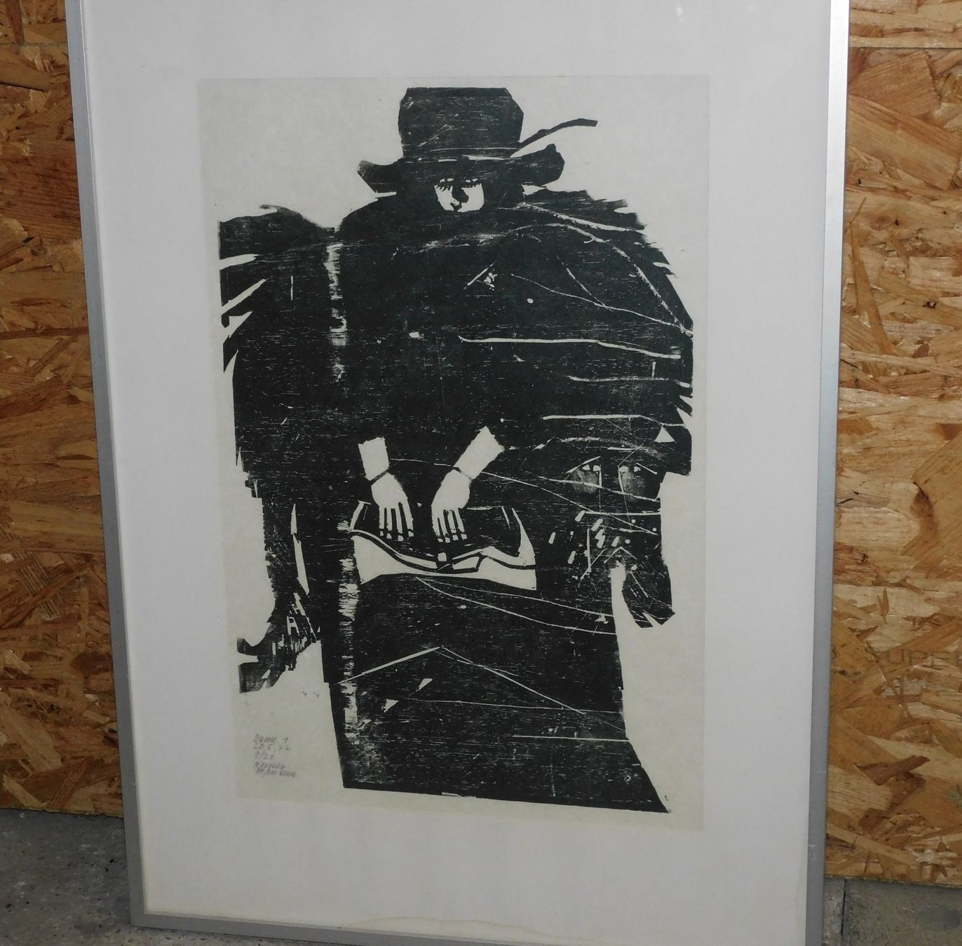 Xilografie: Holzschnitt Werner Hofmann limitierte grosse Lithografie – Usato da Sursee venduto da 76 5