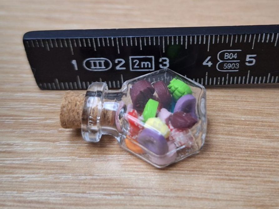 Case e mobili per bambole: Puppenhaus Bonbons Glas – Nuovo (secondo la descrizione) da Zürich venduto da HandmadeTinyFood 2